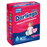 Darlings Advanced Size 5 Jumbo Maxi Plus 12-25 kg 
