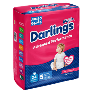Darlings Advanced Size 5 Jumbo Maxi Plus 12-25 kg 