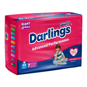 Darlings Advanced Size 7 Giant Super Maxi Plus 24-36 kg 