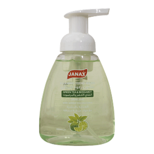 غسول اليدين الرغوي جاناكس بالشاي الأخضر والبرغموت  