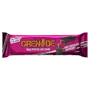 Grenade Protein Bar High Protein Low Sugar Dark Chocolate Raspberry