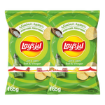 ليز ملح وخل عبوة مزدوجة
