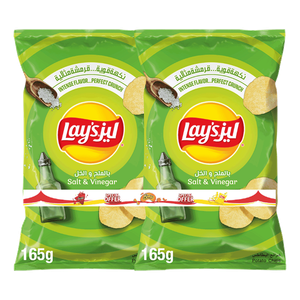 ليز ملح وخل عبوة مزدوجة