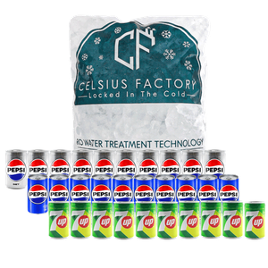Pepsi 3 in 1 Assorted Soft Drink + Ice Cubes