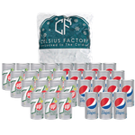 بيبسي دايت و سفن أب دايت + مكعبات ثلج