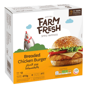 Farm Fresh Breaded Chicken Burger  