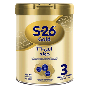 S-26 Gold 3 Baby Cow Milk Powder - (1 - 3 Years)