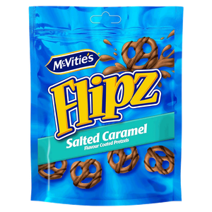 Mcvities Flipz Salted Caramel Pretzels