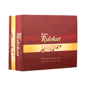 Ulker Rulokat Hazelnut Cream Wafer Rolls