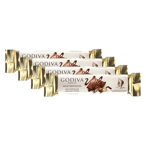 Godiva Masterpieces Hazelnut Oyster Milk Chocolate Bars