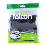 Falcon Black Plastic Fork