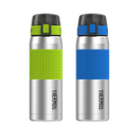 Thermos Stainless Steel Hydration Bottle Lime + Royal Blue