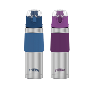 Thermos Stainless Steel Hydration Bottle Slate Blue + Deep Purple