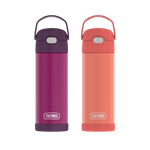 Thermos Stainless Steel Hydration Bottle with Spout Red Violet + Apricot