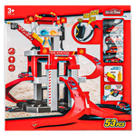 Toys Multifunctional Fire HQ Parking Playset