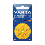 Varta Hearing Aid Batteries 10 BLI 6