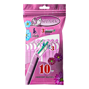 Shark Comfort Disposable Razors for Lady’s Triple blade 