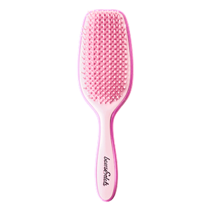 Bows & Dots Curling Brush for Detangling - Light Pink & Dark Pink