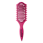 Bows & Dots Curling Brush for Detangling - Dark Pink