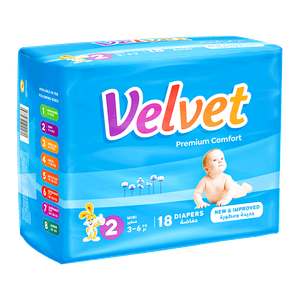 Velvet Comfort Size 2 Family mini - (3-6kg)