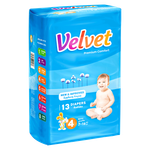 Velvet Comfort Size 4 Family Maxi - (7-16kg)