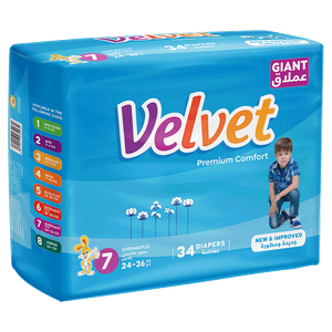Velvet Premium Comfort Giant Super Maxi Plus
