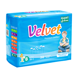 Velvet Comfort Size 8 Giant Junior - (35+kg)