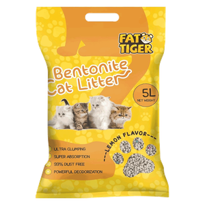 Fat Tiger Bentonite Cat Litter Lemon