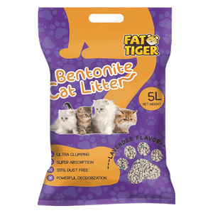 Fat Tiger Bentonite Cat Litter Lavender