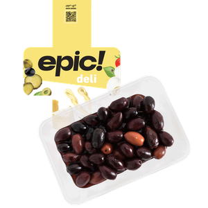 Epic! Greek Kalamata Black Olives – Jumbo 