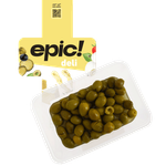 زيتون أخضر نييبالي عادي بطعم طازج ومالح - 250 جم