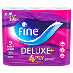 مناديل تواليت فاين ديلوكس ملفوفة