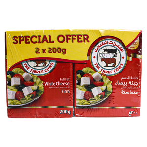 The Three Cows White Cheese – 2 x 200g