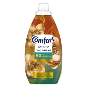 منعم الأقمشة كومفورت بتركيبة مركزه برائحة زنبق المسك والكراميل