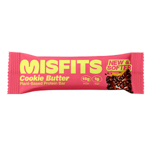 Misfits Plant Based Protein Bar Cookie Butter 