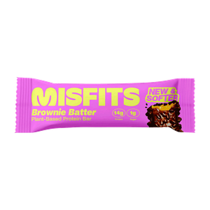 Misfits Plant Based Protein Bar Brownie Batter 