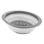 Qlux Circular Collapsible Grey Strainer 