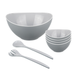 Qlux 7Pcs Salad Set-Grey Set