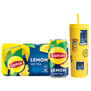 Lipton Lemon Ice Tea + Sipper & Stickers Free