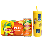 Lipton Peach Ice Tea + Sipper & Stickers Free