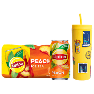 Lipton Peach Ice Tea + Sipper & Stickers Free