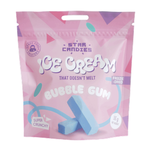 Star Candies Freeze-Dried Bubble Gum Flavor Ice Cream