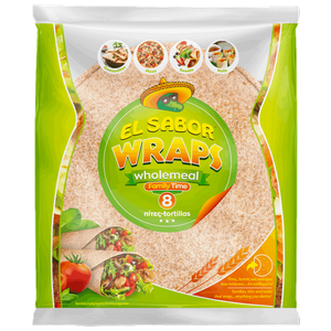 إل سابور لفائف تورتيلا من القمح الكامل