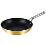 Berlinger Haus Hammered Frypan With Stainless Steel Handle Gold 
