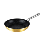 Berlinger Haus Hammered Frypan With Stainless Steel Handle Gold 