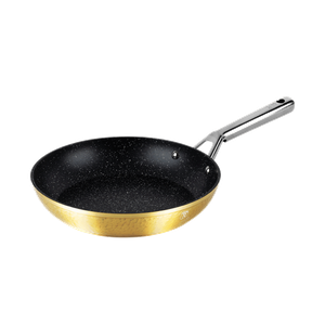 Berlinger Haus Hammered Frypan With Stainless Steel Handle Gold 