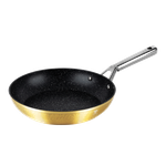 Berlinger Haus Hammered Frypan With Stainless Steel Handle Gold 