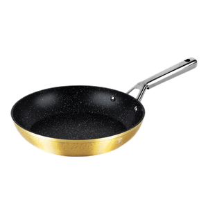 Berlinger Haus Hammered Frypan With Stainless Steel Handle Gold 