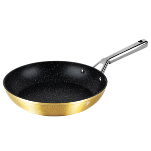 Berlinger Haus Hammered Frypan With Stainless Steel Handle Gold 
