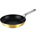 Berlinger Haus Hammered Frypan With Stainless Steel Handle Gold 